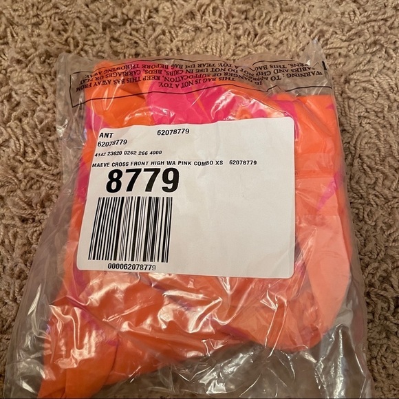 NWT Anthropologie Maeve Paradise High-waisted Bikini Bottoms Palm Beach XS swim - Picture 8 of 8